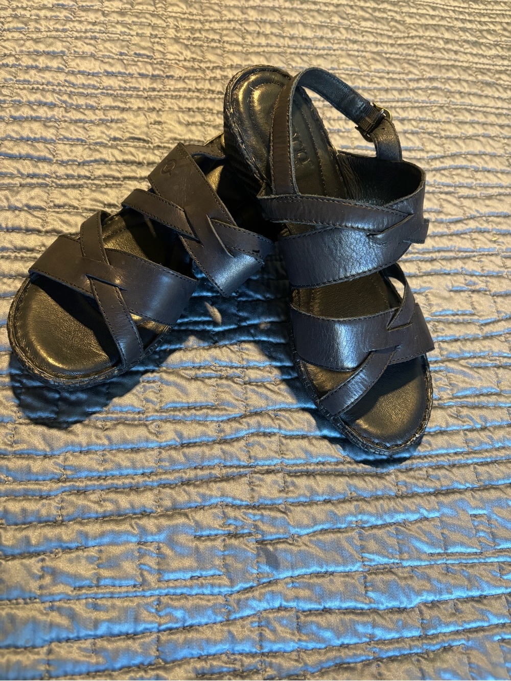 Women’s Black Strappy Sandals
